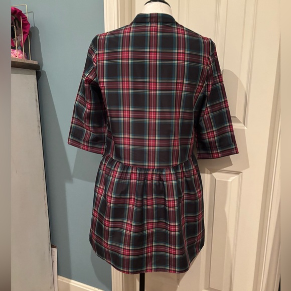 Tuckernuck Tartan Royal Shirt Dress - Picture 8 of 11